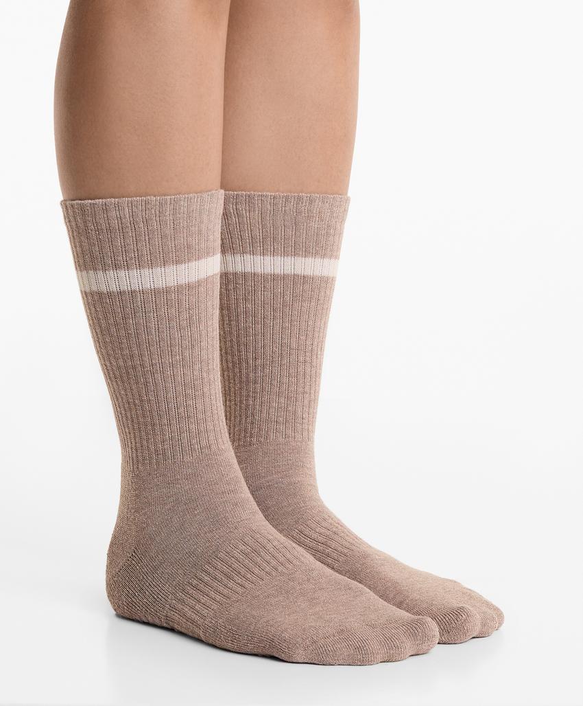 2 пары классических носков из смесового хлопка для йоги и пилатеса