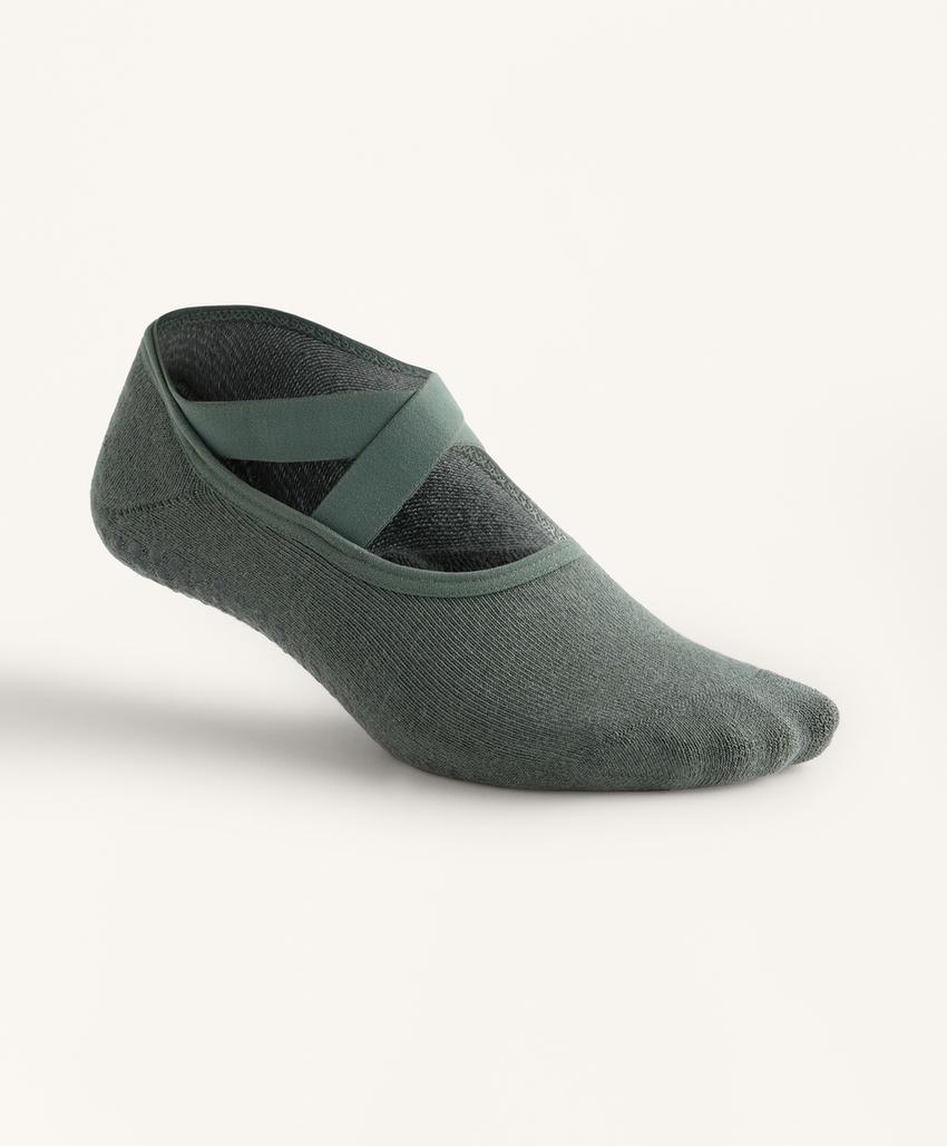 2 пары носков из смесового хлопка с лентами для йоги и пилатеса