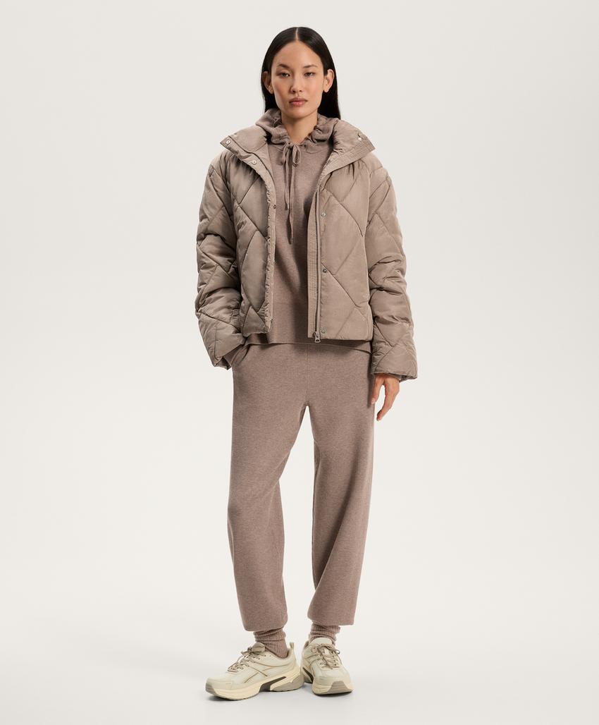 Вязаные брюки-джоггеры