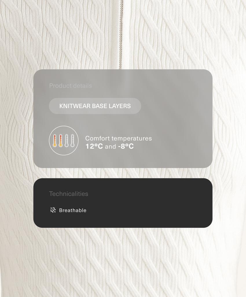 Термофутболка Base Layer с жаккардовым узором