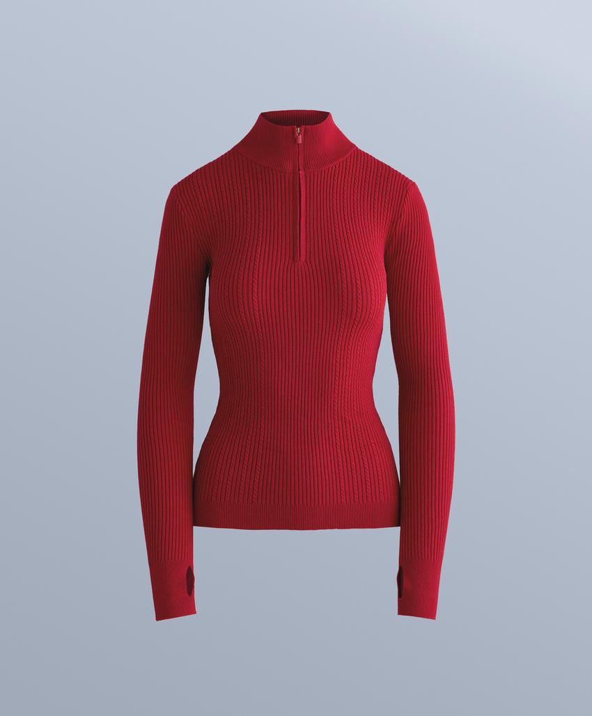 Термобелье с кабельным узором для базового слоя майка