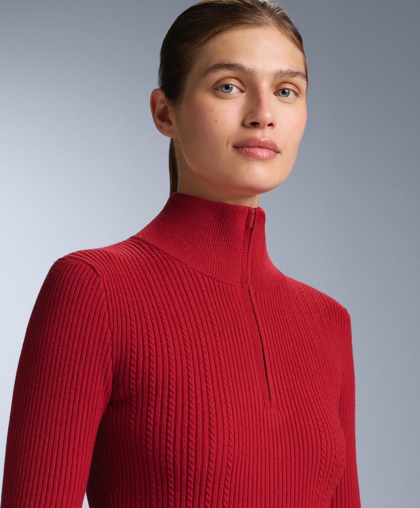 Термобелье с кабельным узором для базового слоя майка