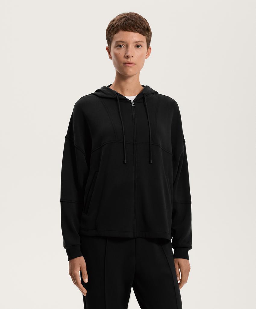 Куртка с капюшоном из мягкого модала