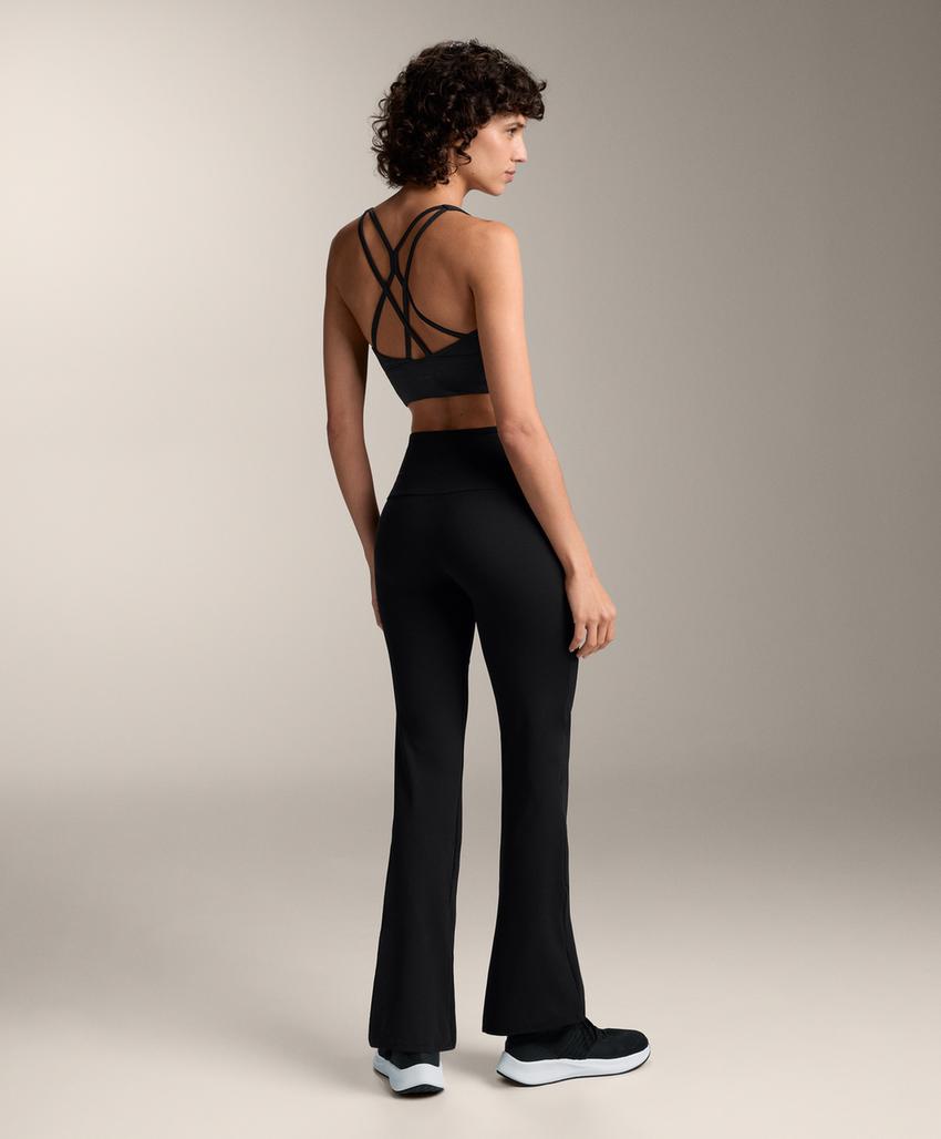 Брюки клеш с высокой посадкой Comfortlux