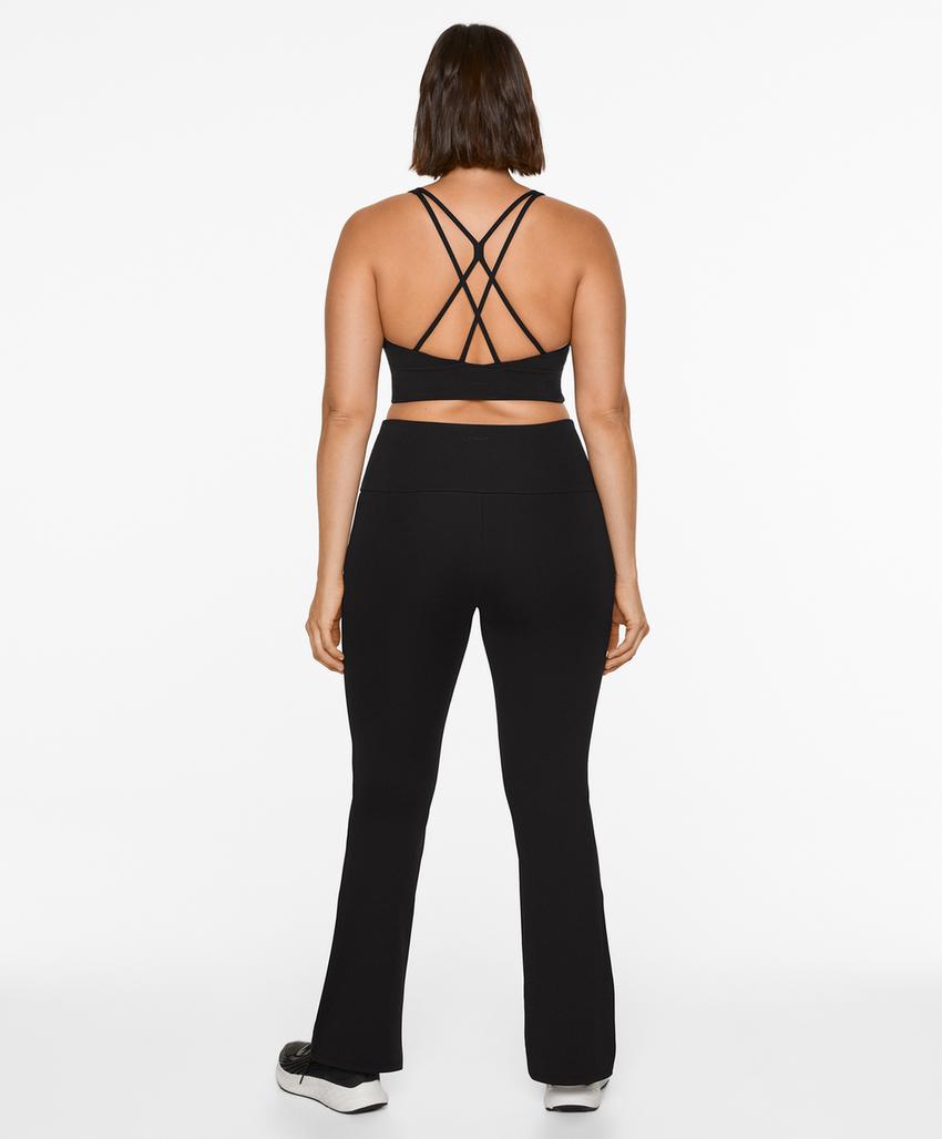 Брюки клеш с высокой посадкой Comfortlux