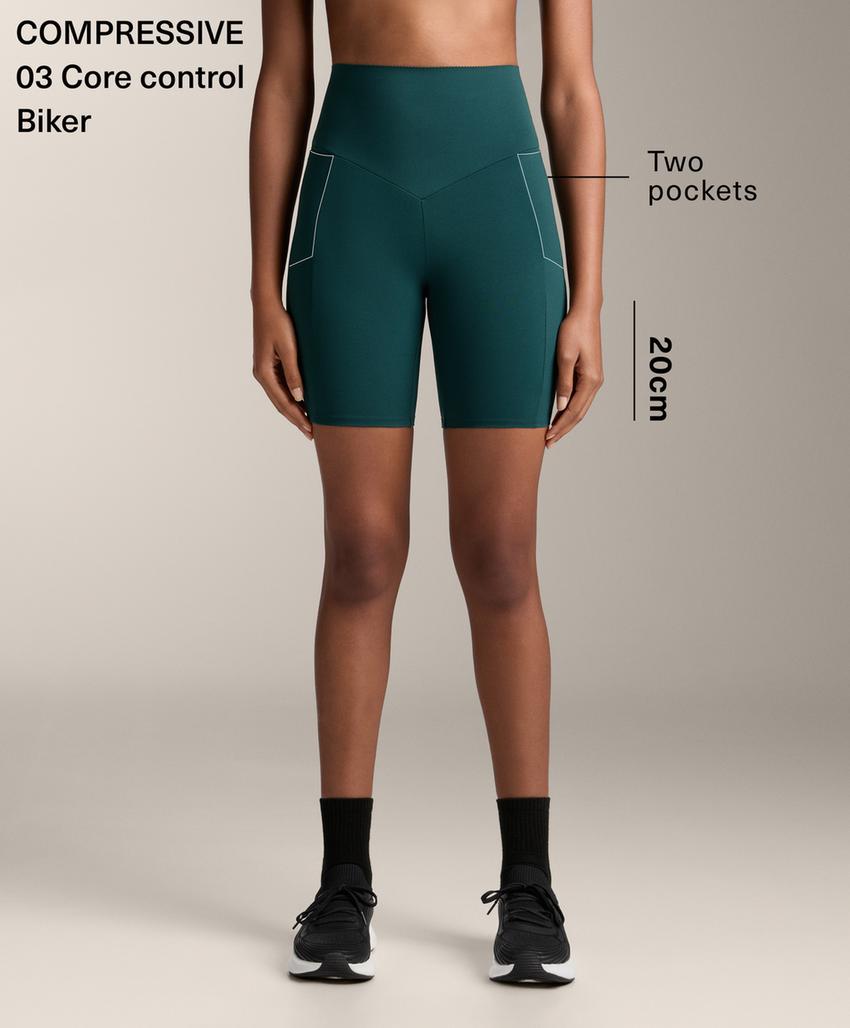 High Rise Compressive Pocket 20cm Cycling Leggings