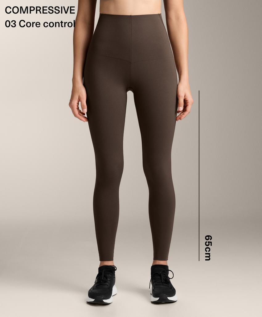 Легинсы Compressive Core Control с завышенной талией, длиной до щиколотки