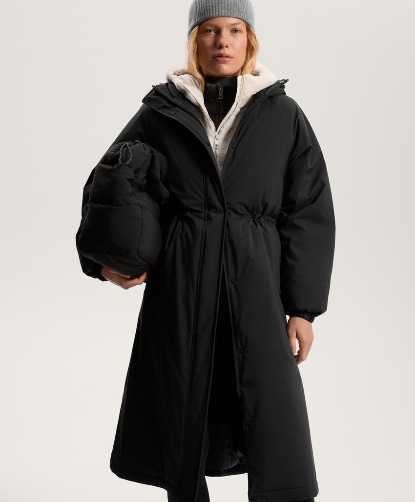 Легкая теплая длинная водонепроницаемая куртка с подкладкой 10k ThindownTM