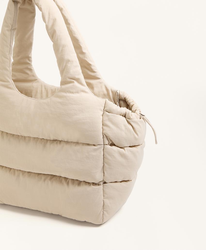 Стеганая сумка-шопер