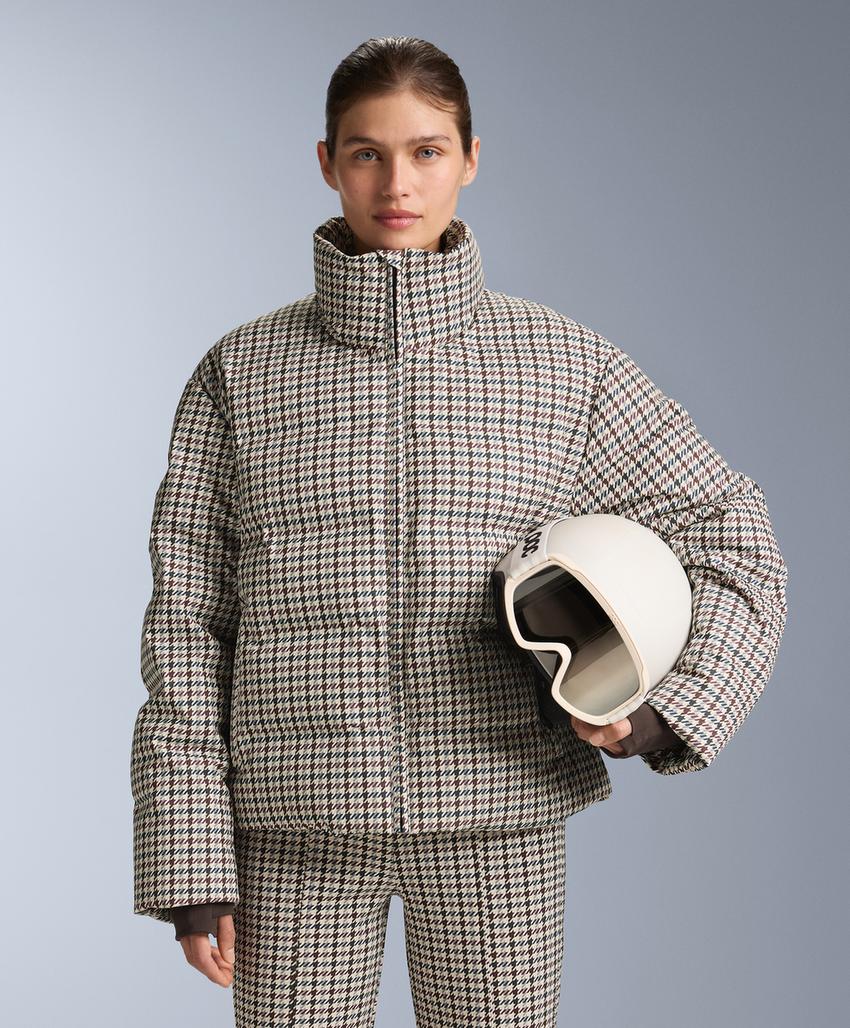 Утепленная куртка с принтом Down от Minardi Piume Company SKI 10 000 мм