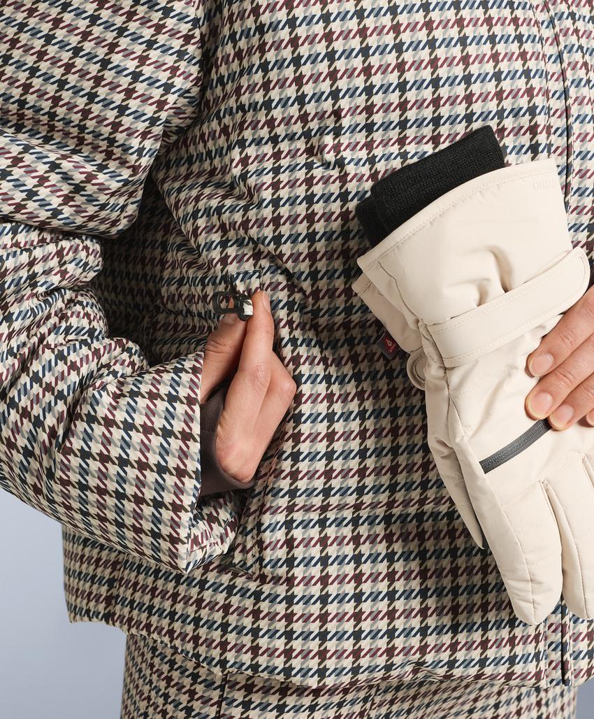 Утепленная куртка с принтом Down от Minardi Piume Company SKI 10 000 мм