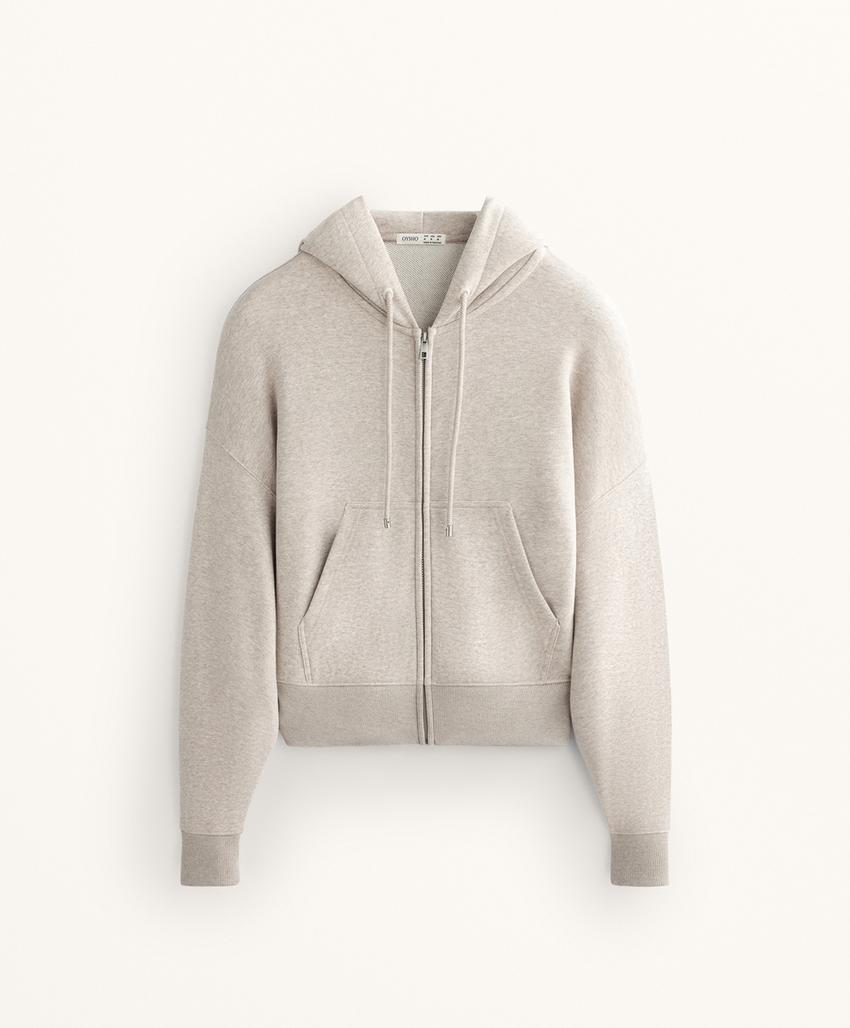 Куртка с капюшоном, широким рукавом, из хлопка