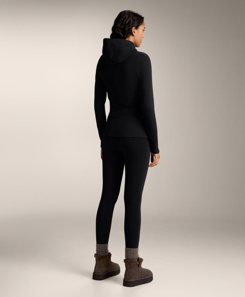 Бесшовные очень теплые легинсы Seamless с высокой посадкой, 70 см