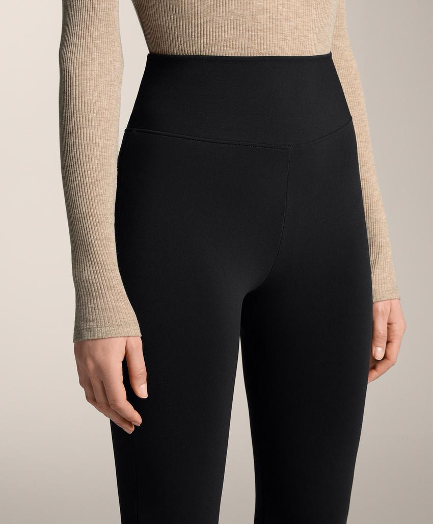 Flare extra Warm seamless super high rise trousers
