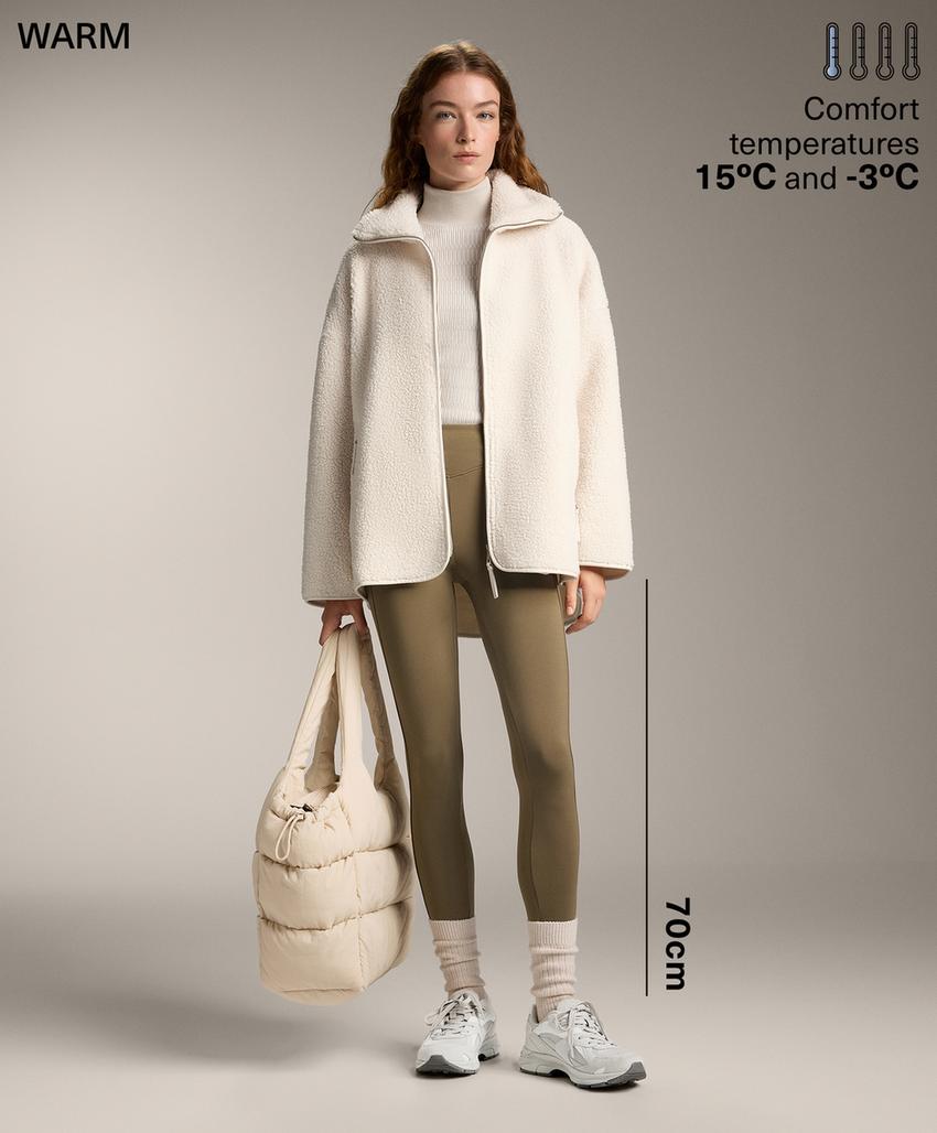 Легинсы длиной до щиколотки Warm с карманами и высокой посадкой, 70 см