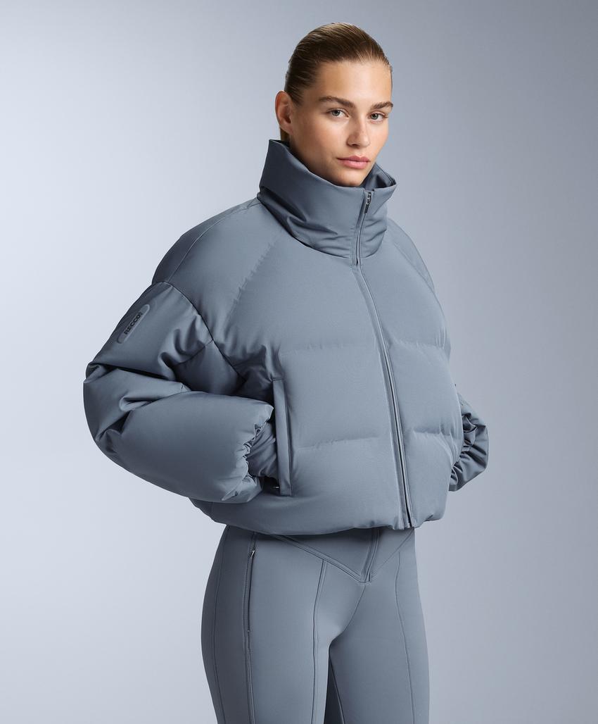 Легкая укороченная куртка с 80% пуха и 20% пера MINARDI PIUME SKI, водостойкая