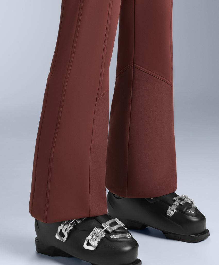 Водостойкие эластичные расклешенные брюки SKI с высокой посадкой