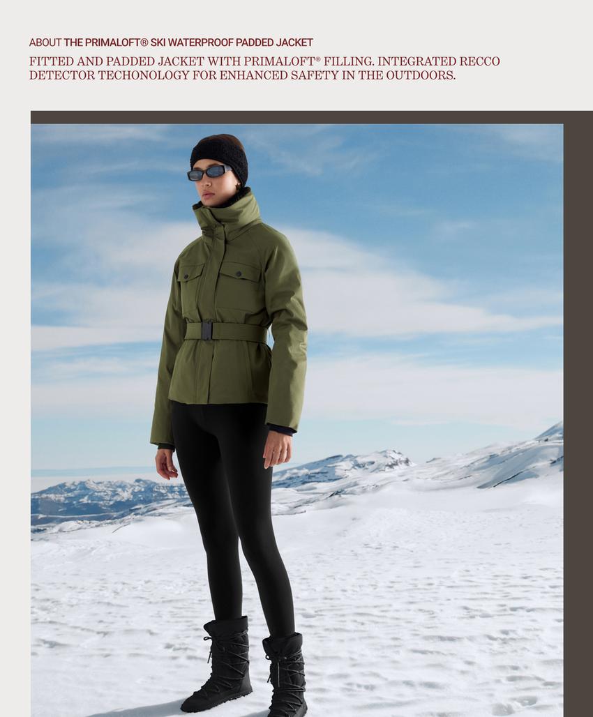 Водонепроницаемая утепленная куртка Primaloft® SKI