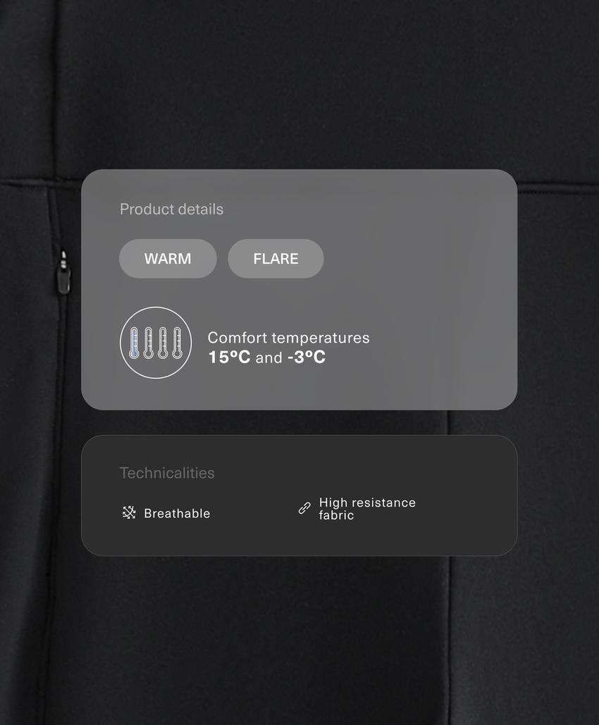 Теплые брюки клеш с высокой посадкой и карманами