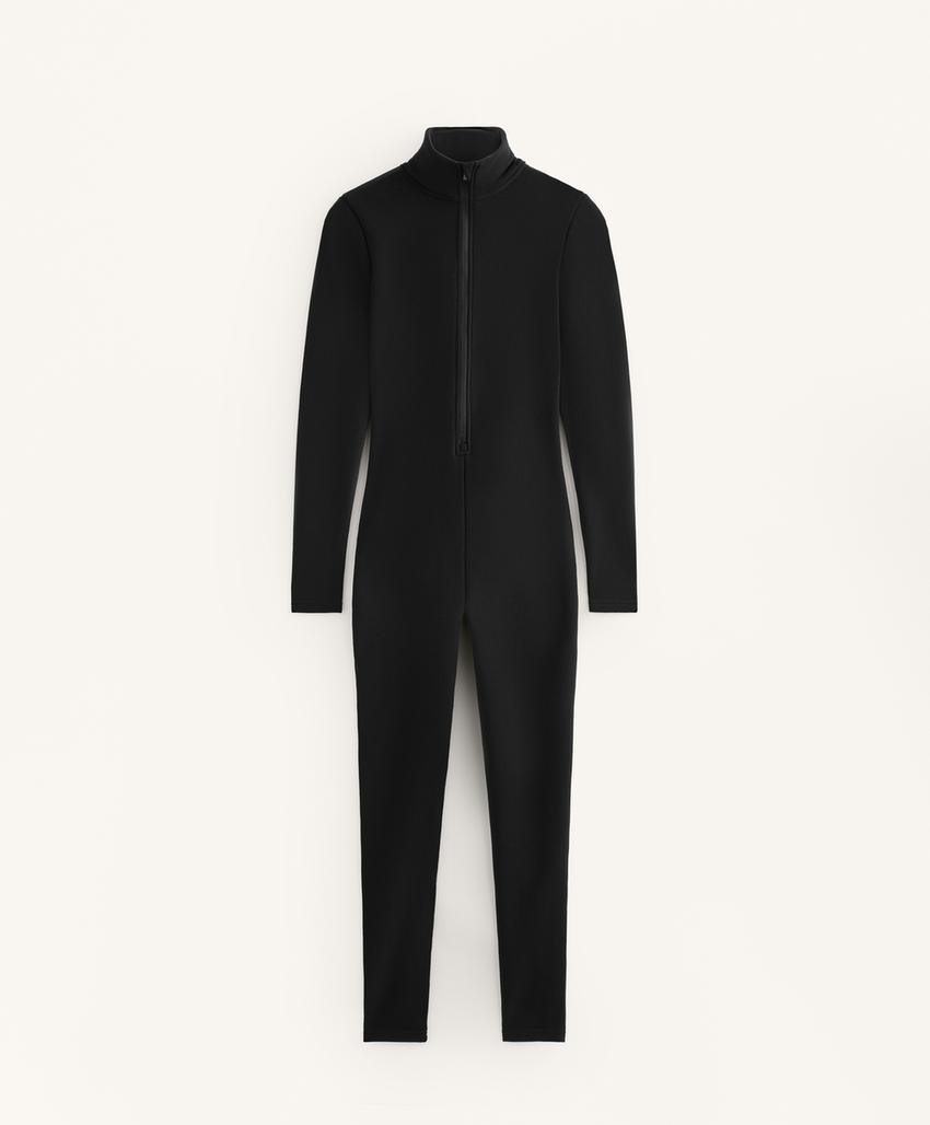 Очень теплый длинный комбинезон