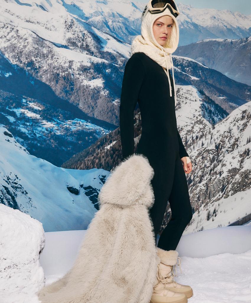 Очень теплый длинный комбинезон