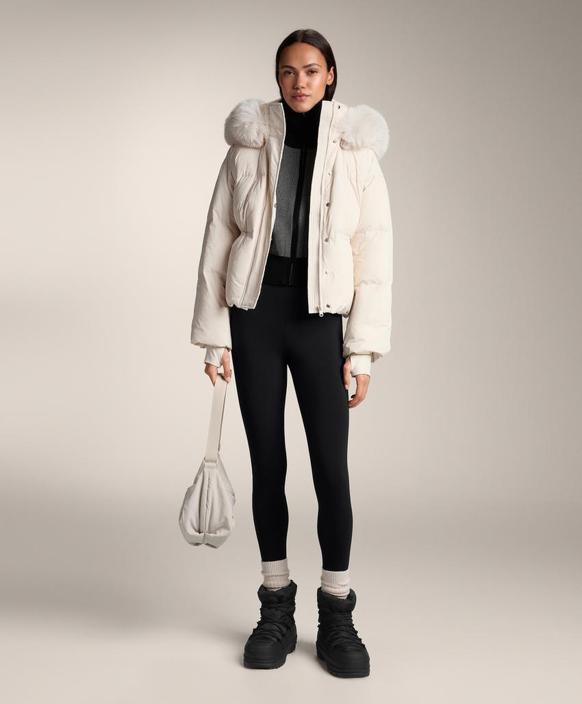 Вязаная куртка с принтом «гусиная лапка»