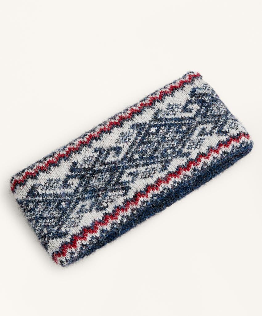 Повязка для волос с жаккардовым узором