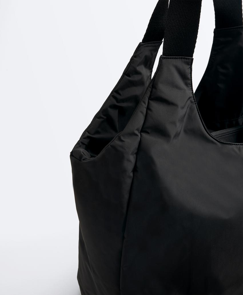 Сумка-шоппер с контрастной ручкой