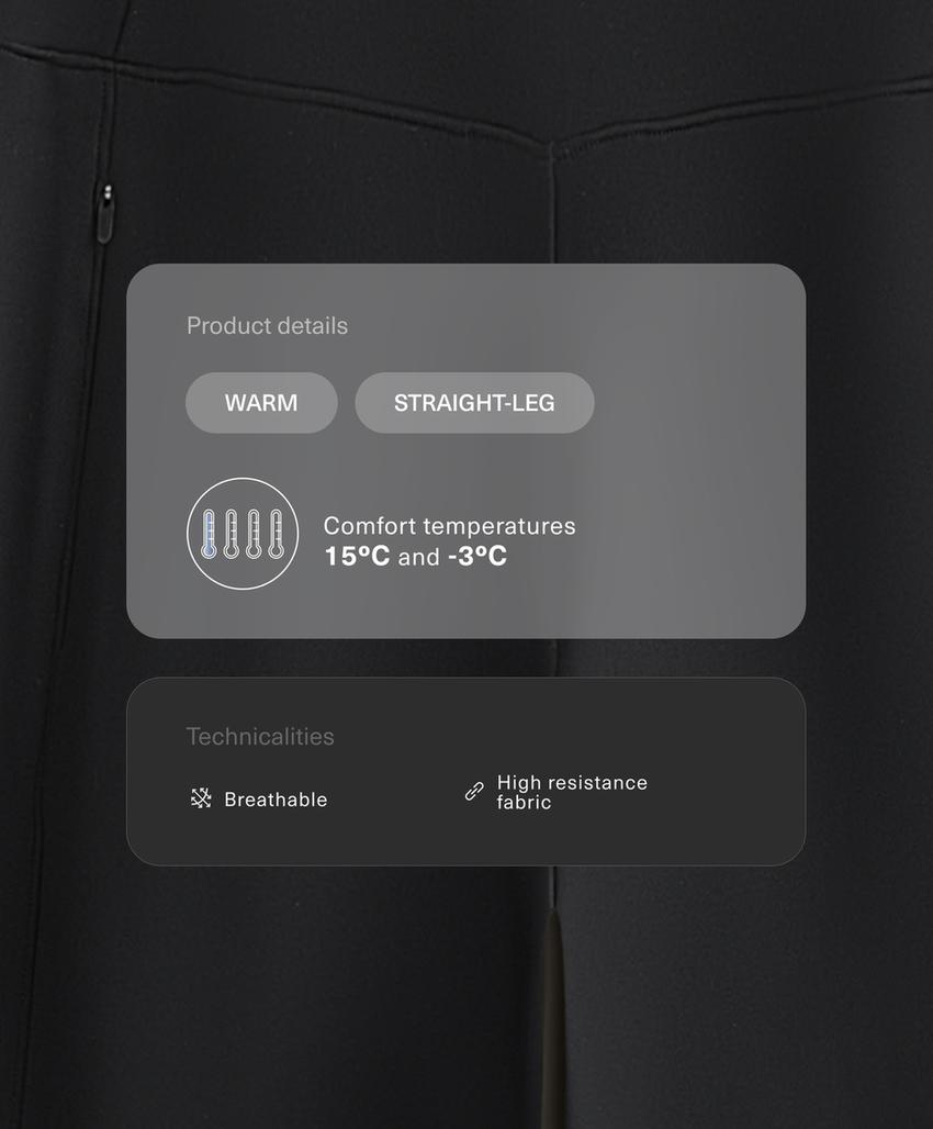 Прямые утепленные брюки с высокой посадкой