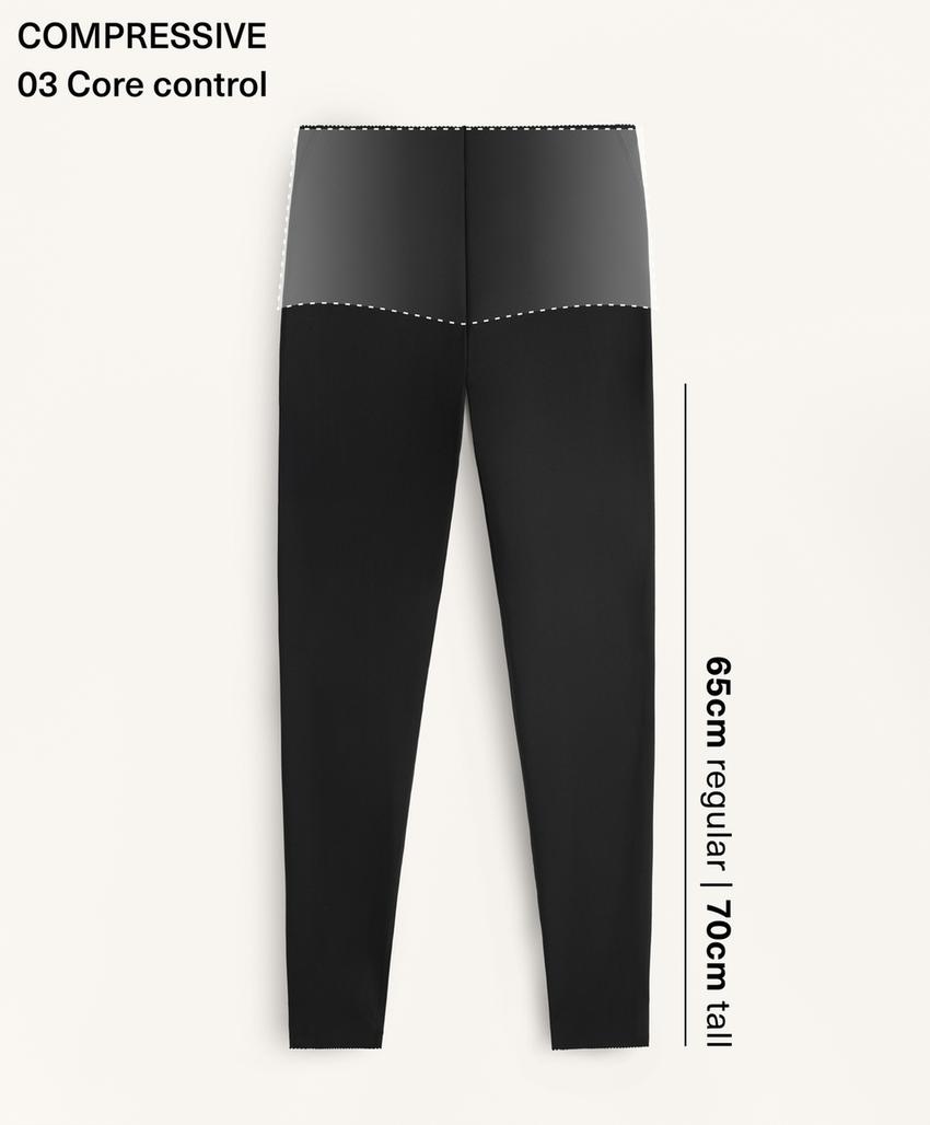 Легинсы Compressive Core Control с завышенной талией, длиной до щиколотки
