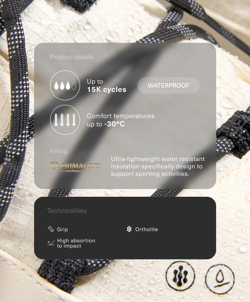 Vibram® waterproof ankle boot trainer