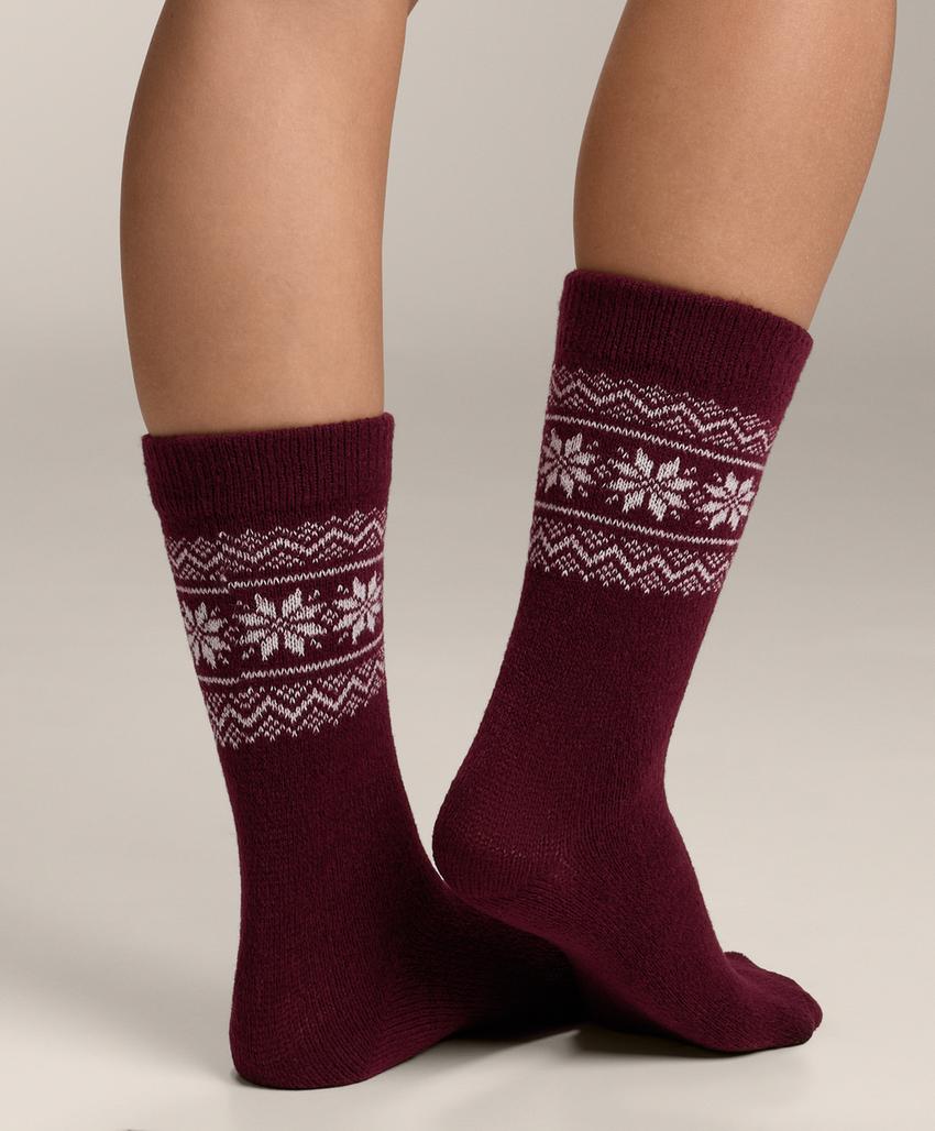 2 пары классических носков с жаккардовым узором