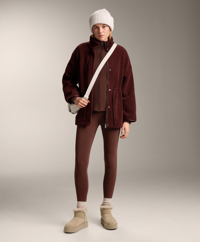 Длинная очень теплая высокотехнологичная куртка