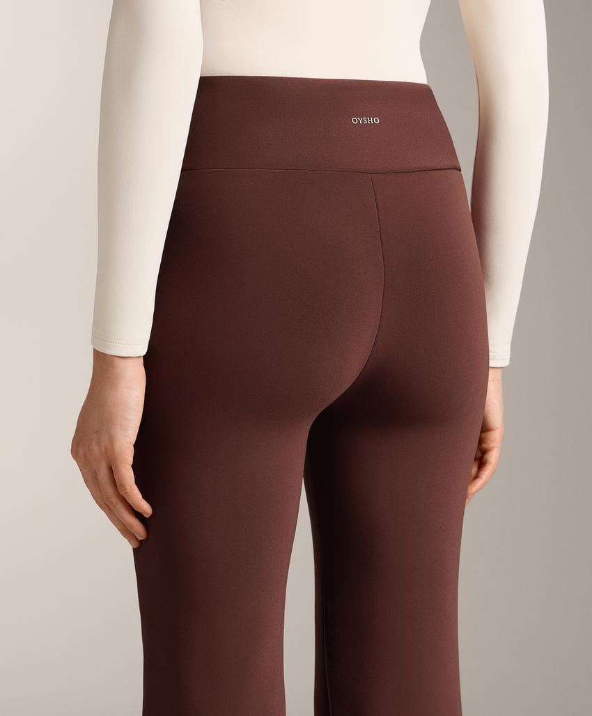 Бесшовные очень теплые брюки буткат Warm с высокой посадкой