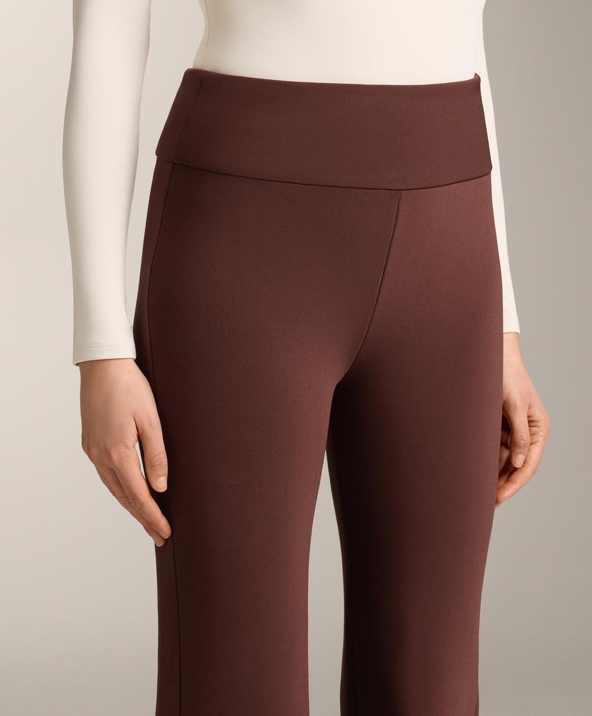 Бесшовные очень теплые брюки буткат Warm с высокой посадкой