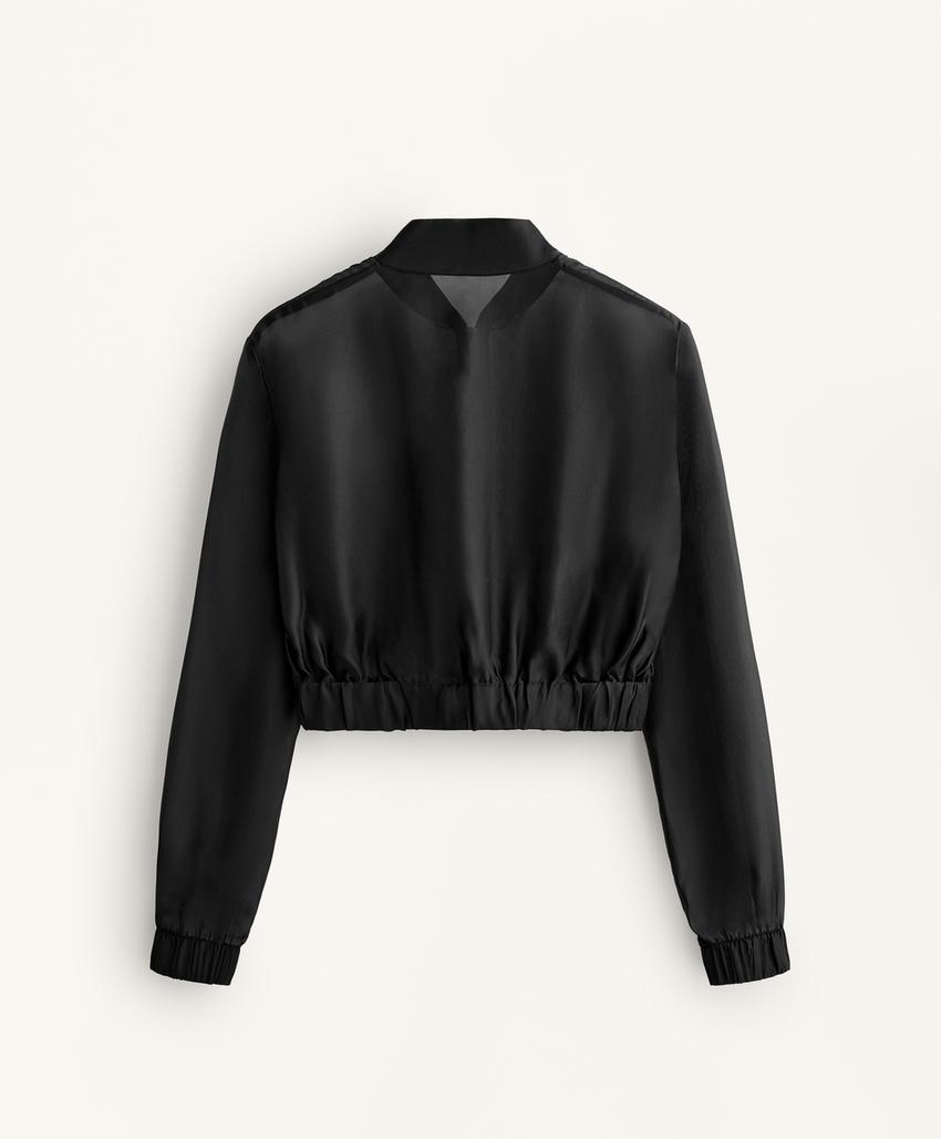 Бомбер из органзы