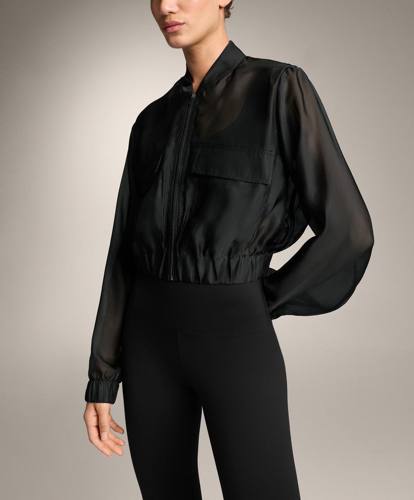 Бомбер из органзы