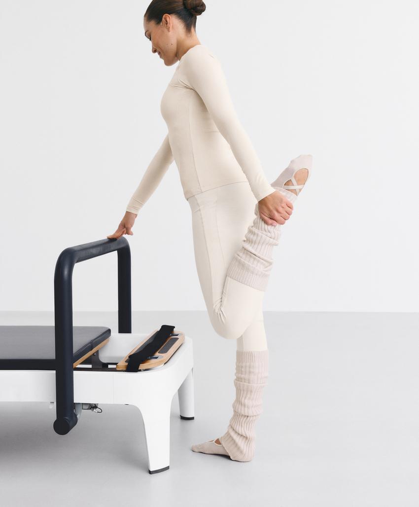 2 пары носков из смесового хлопка с лентами для йоги и пилатеса