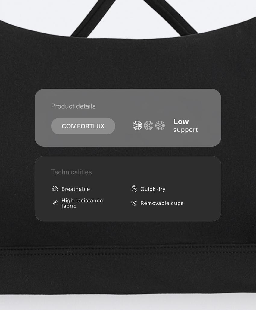 Спортивный бюстгальтер Comfortlux с низкой степенью поддержки