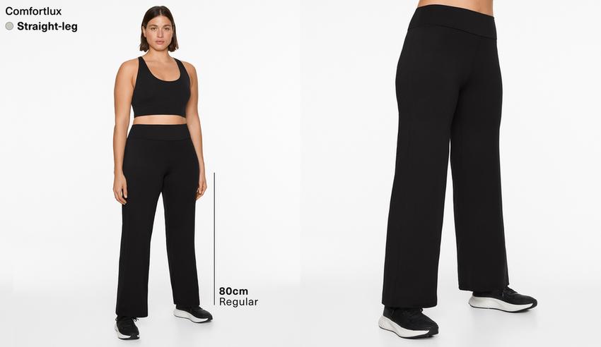 Прямые брюки Comfortlux с завышенной талией