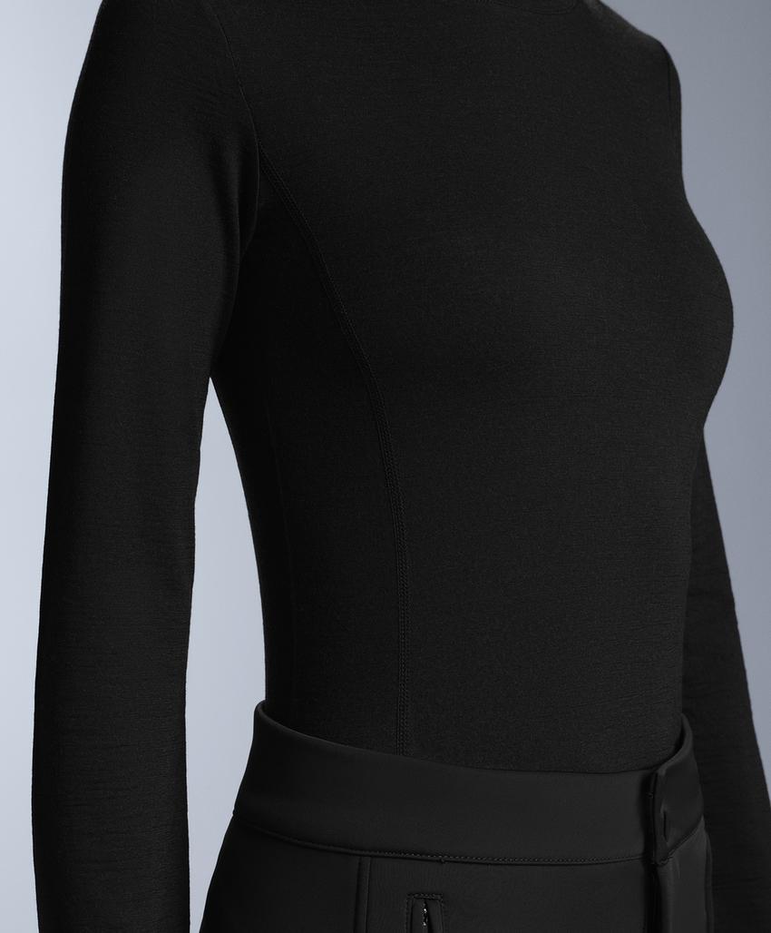 Бесшовная футболка-термобелье из мериносовой шерсти