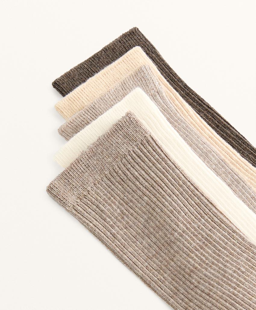 5 пар классических носков с хлопком