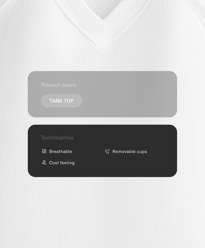 Tank top в рубчик из смеси модала