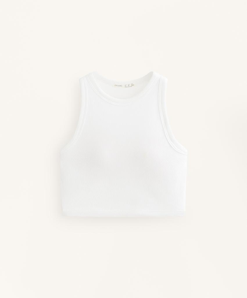 Tank top из смесового модала с чашками