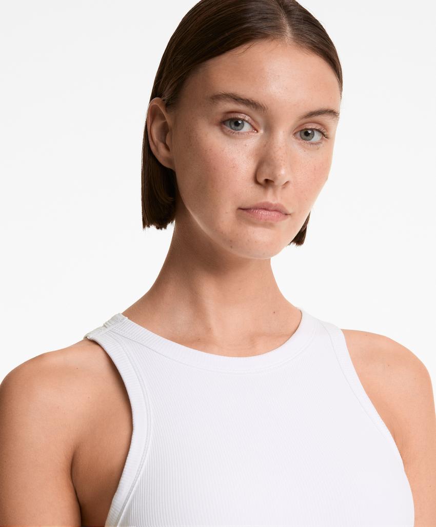 Tank top из смесового модала с чашками