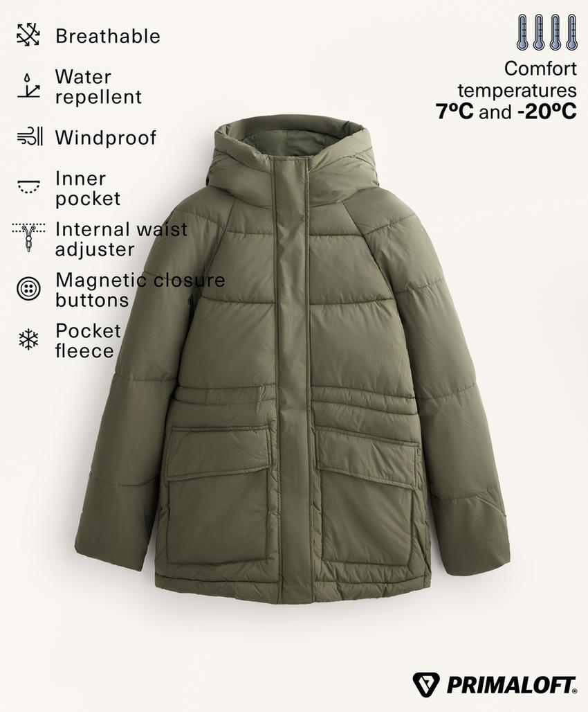 Водоотталкивающая утепленная куртка Primaloft®