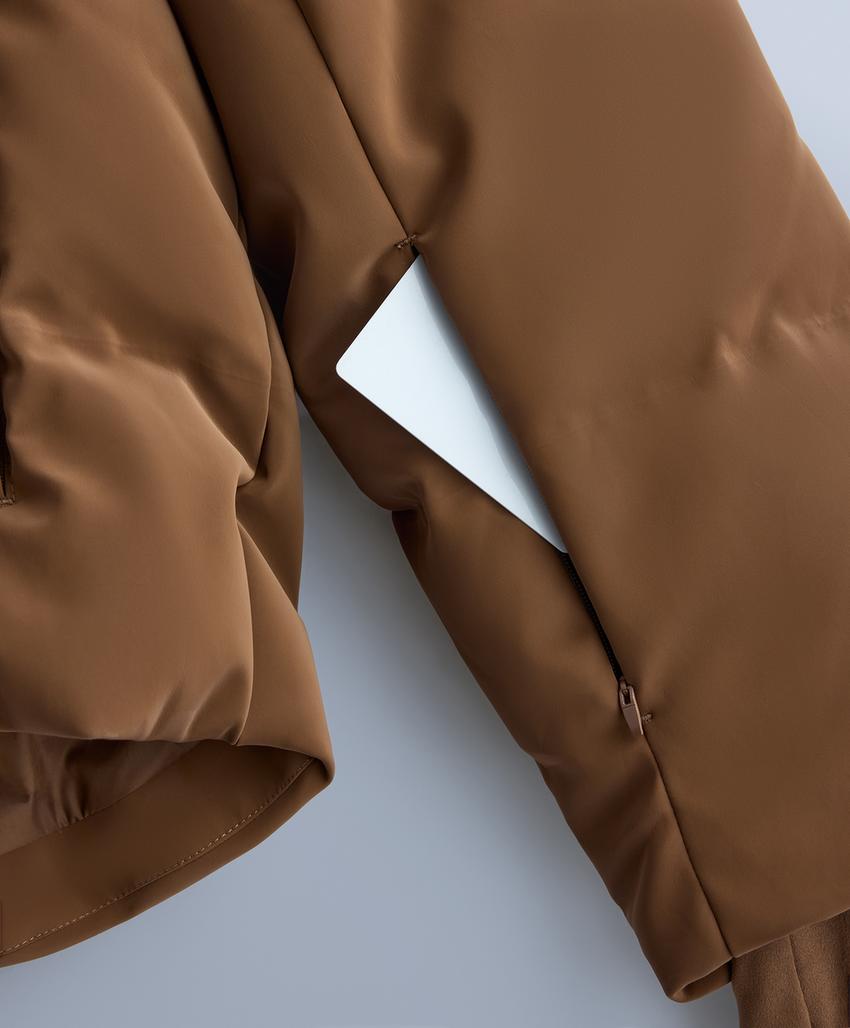 Водостойкая стеганая куртка SKI из атласа с пухом MINARDI PIUME