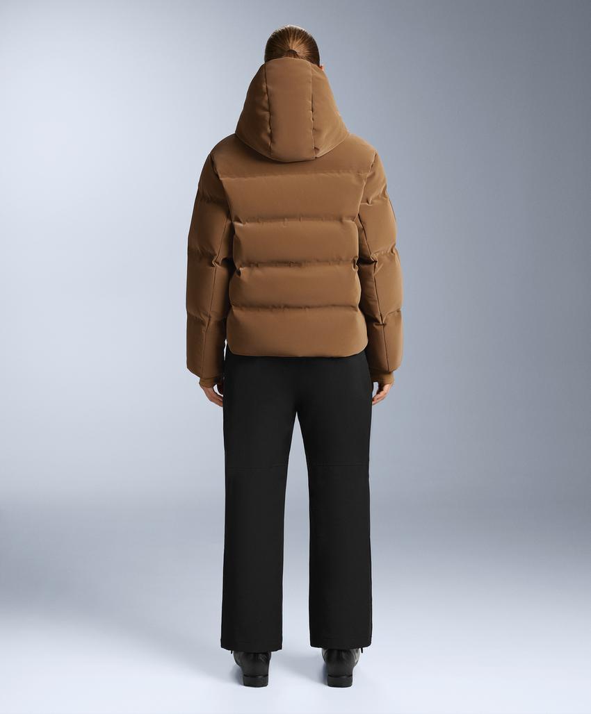 Водостойкая стеганая куртка SKI из атласа с пухом MINARDI PIUME