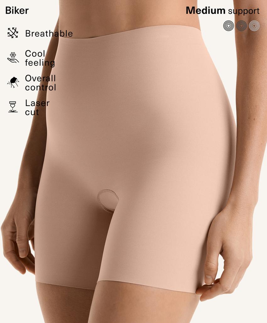 Велосипедки с завышенной талией, бесшовные, с лазерной обработкой