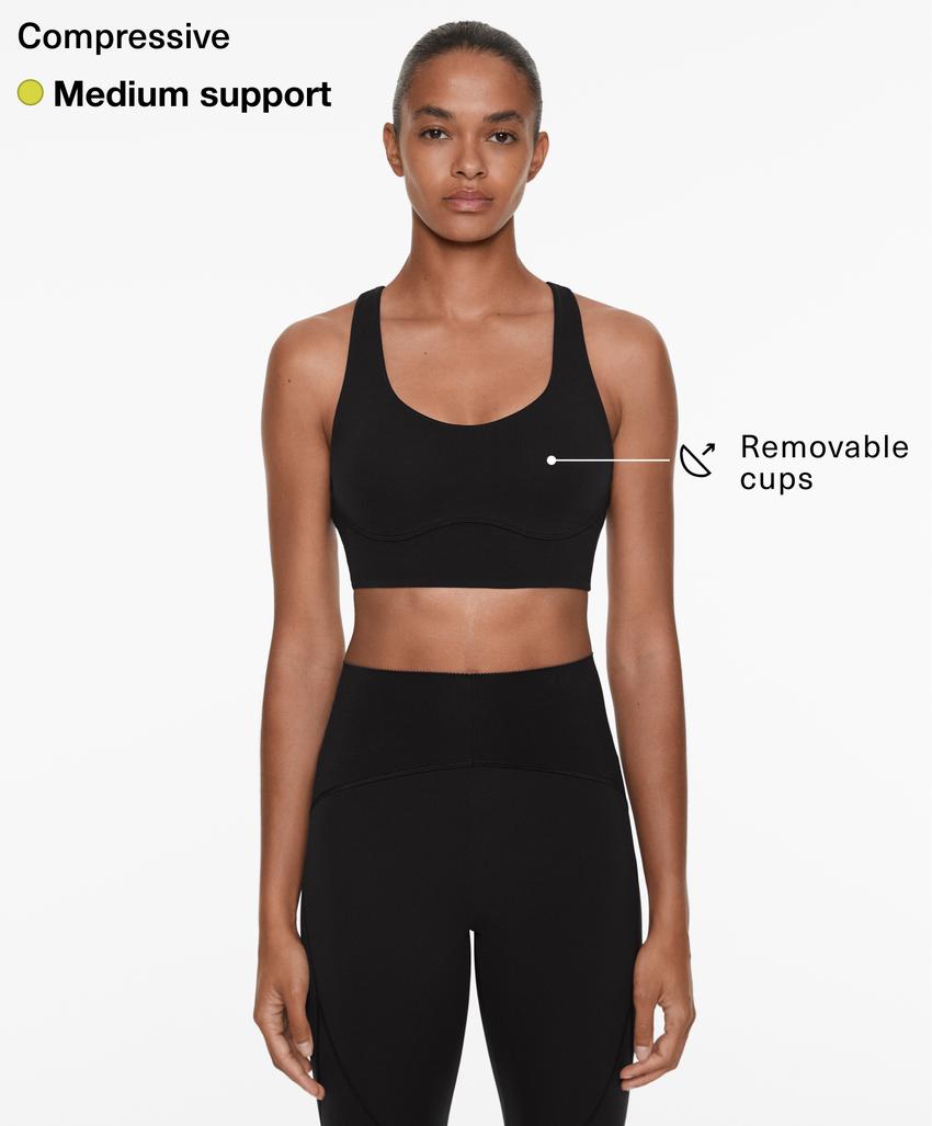 Бюстгальтер Compressive с чашками и средней степенью поддержки